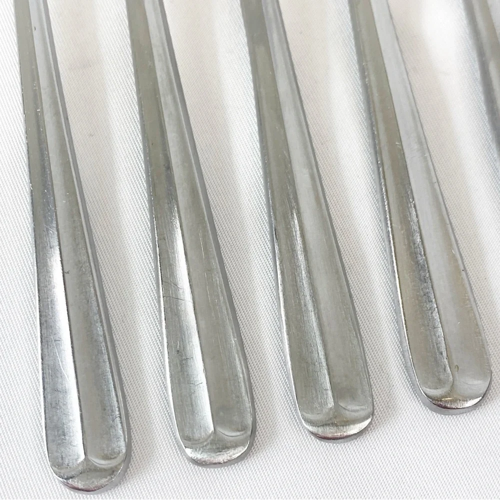 Supreme Cutlery Vintage Stainless Japan Flatware Cocktail/Seafood Forks Lot Of 7